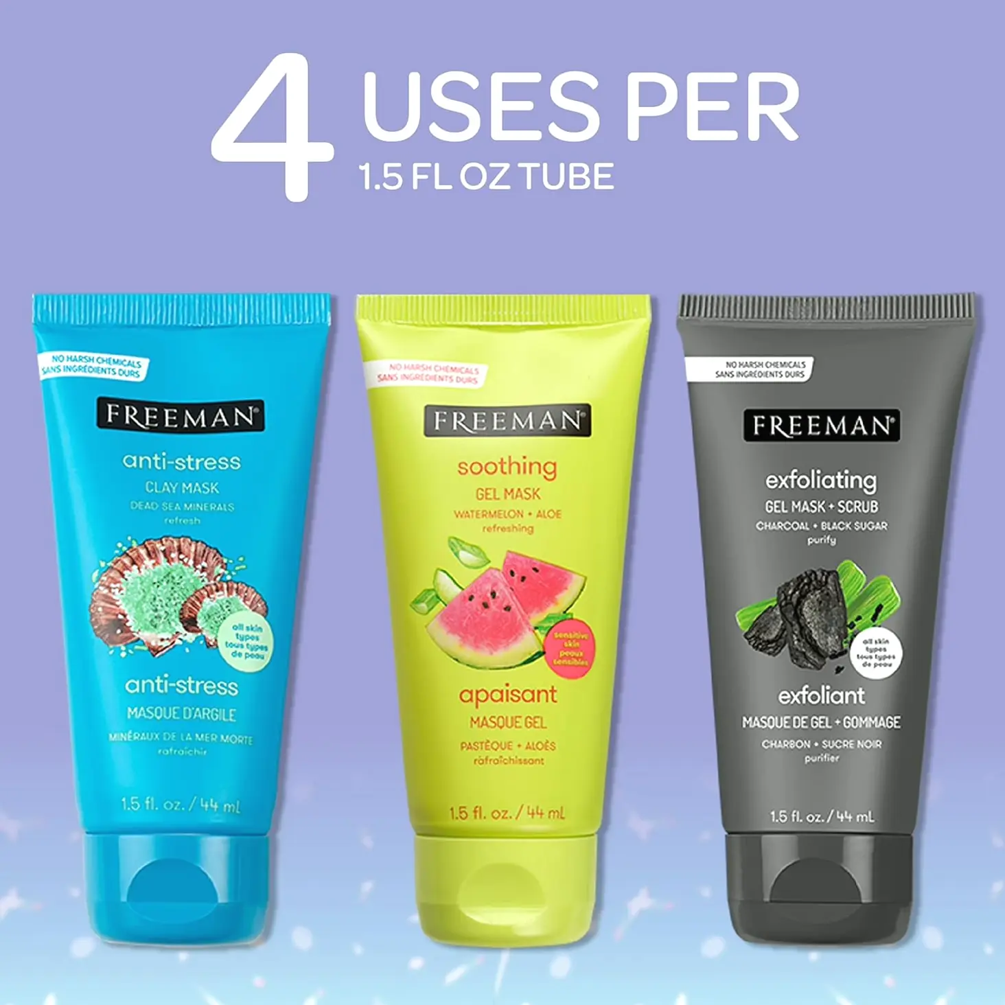 Freeman Limited Edition Facial Mask Kit, 12-Piece Skincare Set