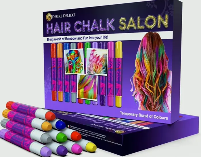 Crave Deluxe Hair Chalk Kit for Girls