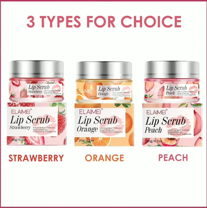 Lip Treatment Exfoliator, Natural Polish for Chapped Skin