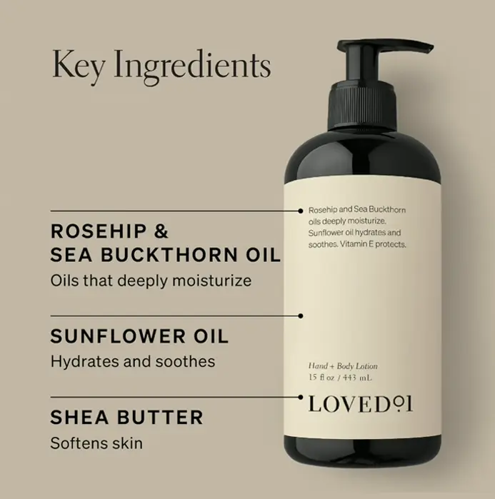 Hand & Body Lotion with Shea Butter & Sunflower Oils, 2-Pack