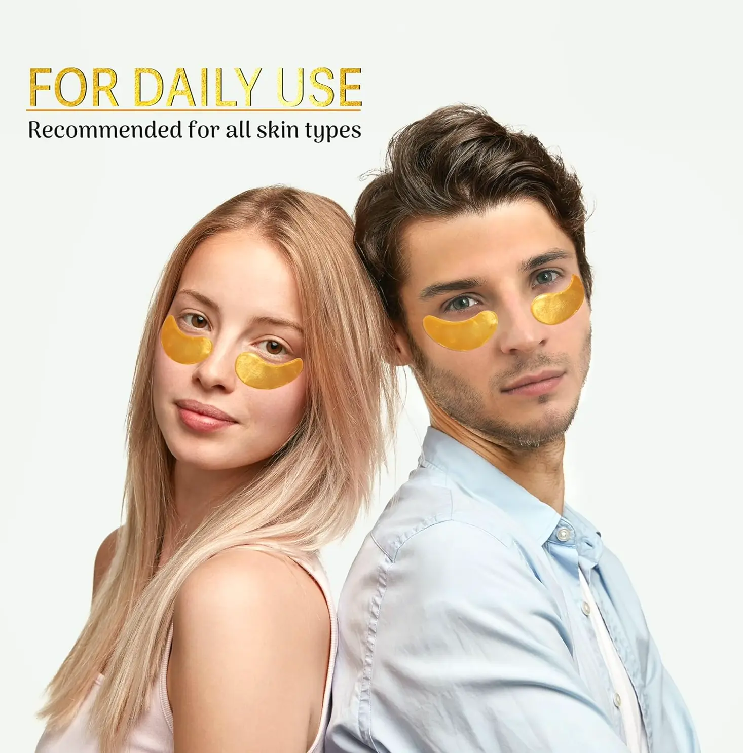 Gold Under Patch: Minimize Swollen Eyes, Wrinkles, Dark Circles (20 Sets)