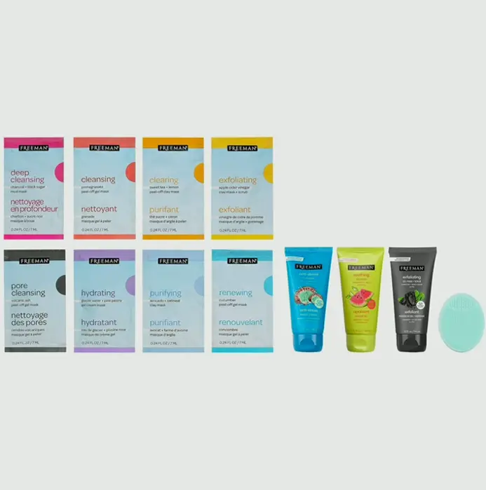Freeman Limited Edition Facial Mask Kit, 12-Piece Skincare Set