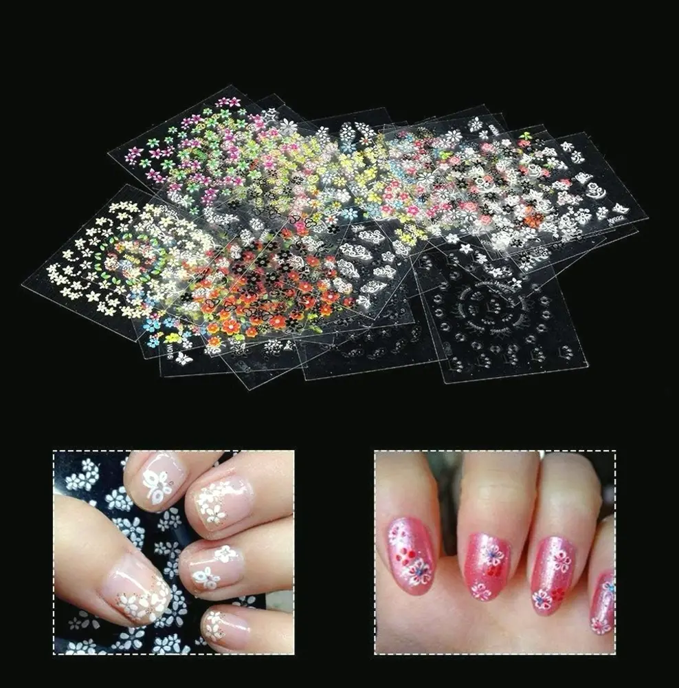 Thirty Sheets 3D Nail Art Stickers