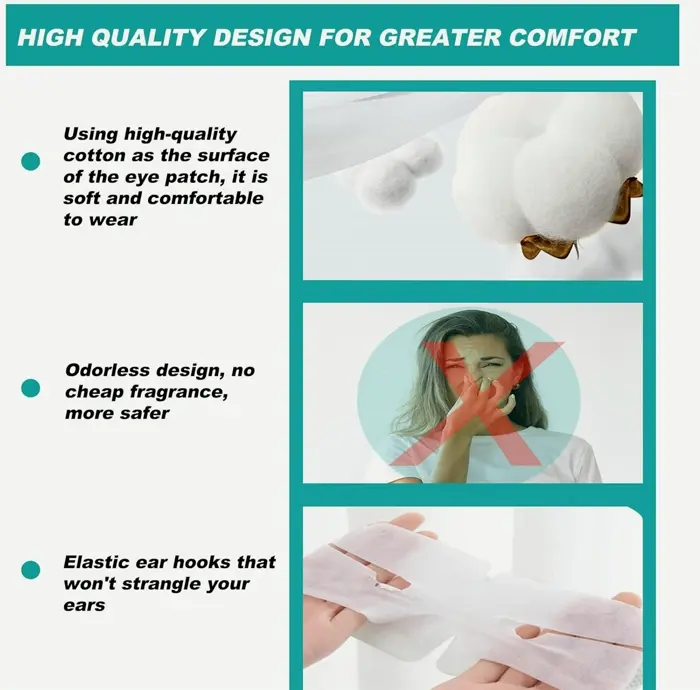 Heated Eye Masks for Eye Relief, Warm Sleep Mask, Natural 5 Pack
