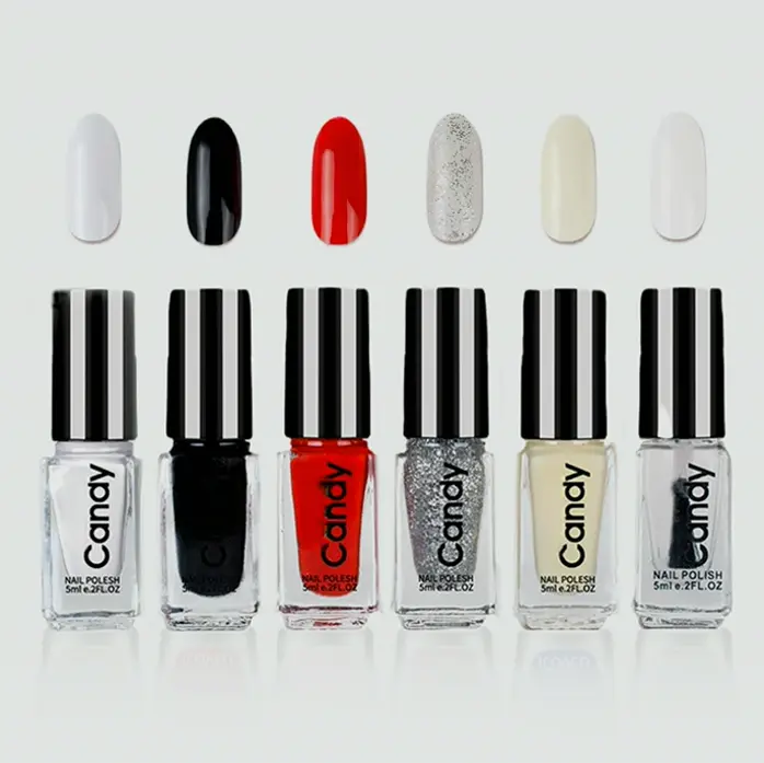 Six Piece Quick-Dry Nail Lacquer Collection