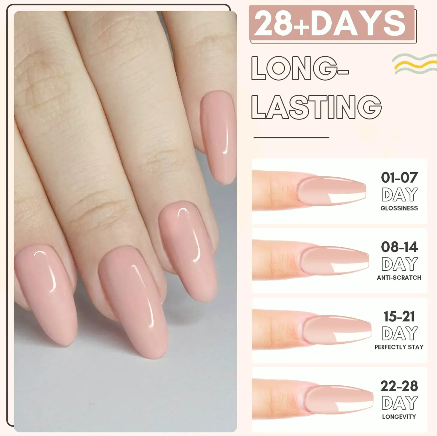 Makartt 50ML Nude Gel Extension for Year-Round Nail Art