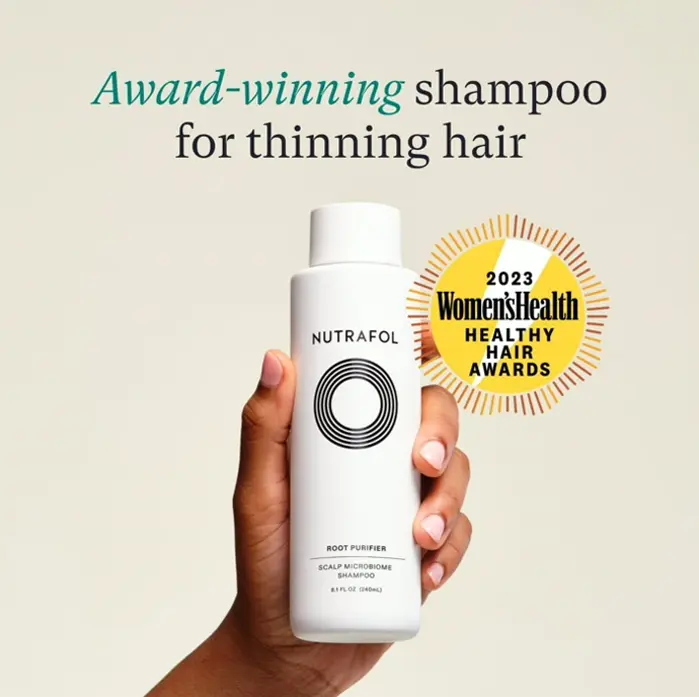Nutrafol Moisturizing Cleanser for Thinning Hair, Sulfate-Free, 8.1-Fl-Oz Bottle