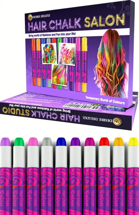Crave Deluxe Hair Chalk Kit for Girls