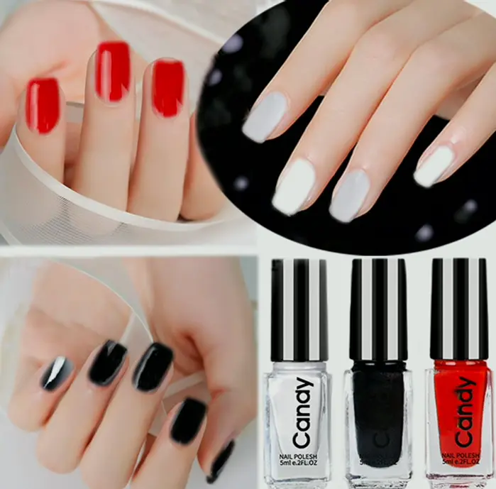 Six Piece Quick-Dry Nail Lacquer Collection