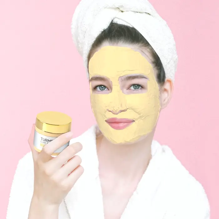 Face Masques Skincare: Tumeric Vit C & Green Tea, Dead Sea Mud