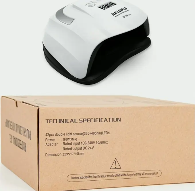 Quick-Drying LED Nail Lamp with Timer