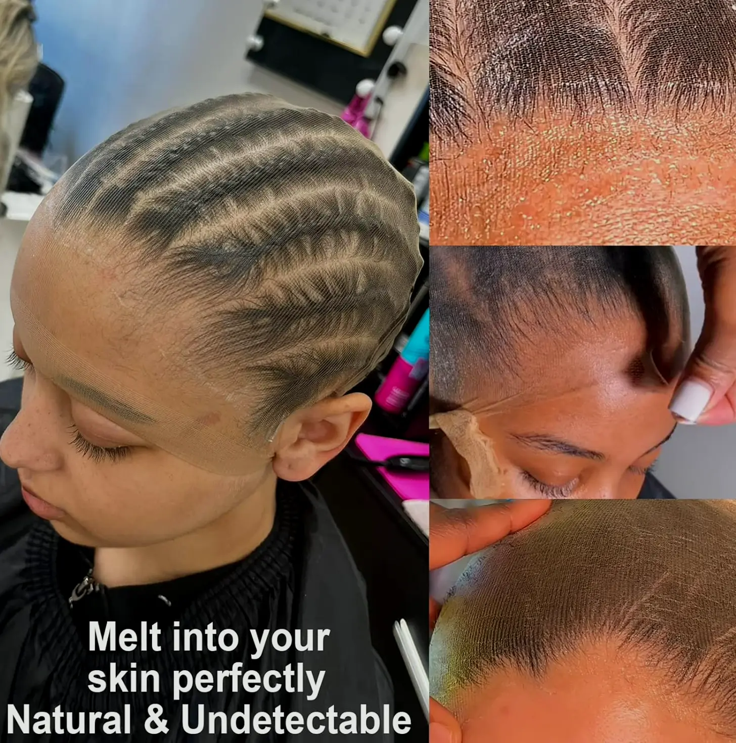 BEEOS Skinlike HD Wig Cap Pack