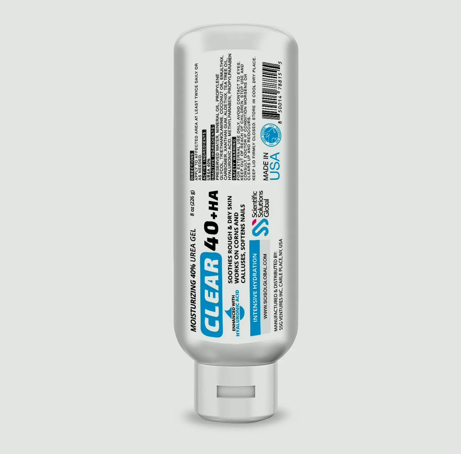 40 Percent Urea Gel w/ Hyaluronic Acid & T-Tree Oil