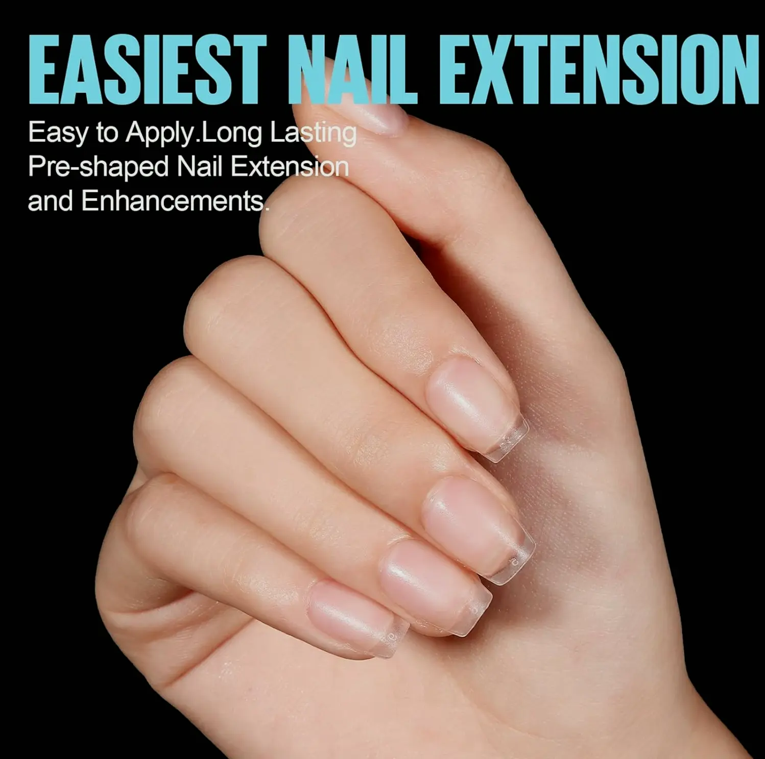 TOMICCA Extra Short Coffin Nail Tips - 450Pcs Full Cover, Acrylic Gel