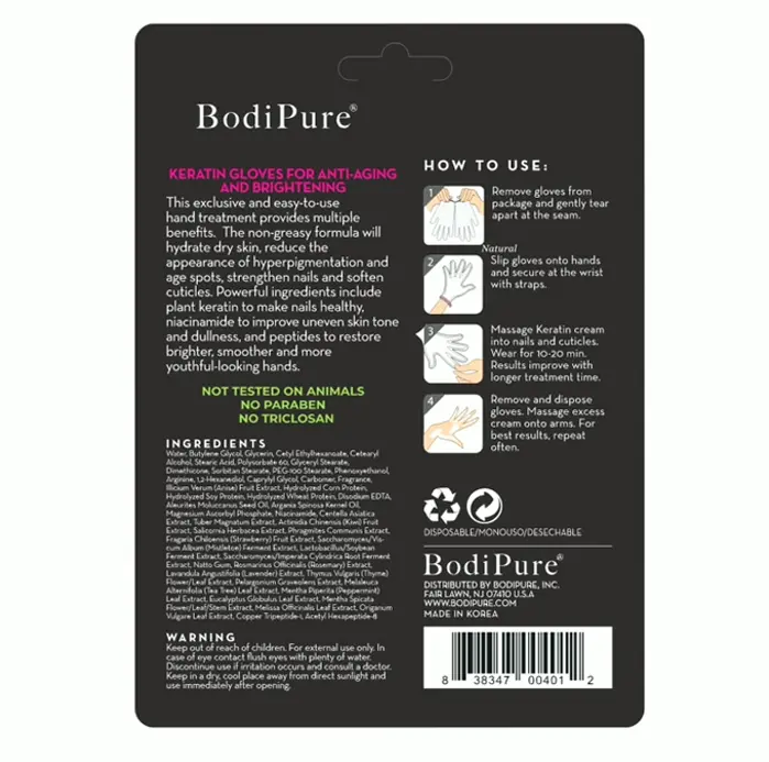 Luxurious Nail-Strengthening Hand Mask | Moisturizing Gloves for Parched Hands & Cuticle Care