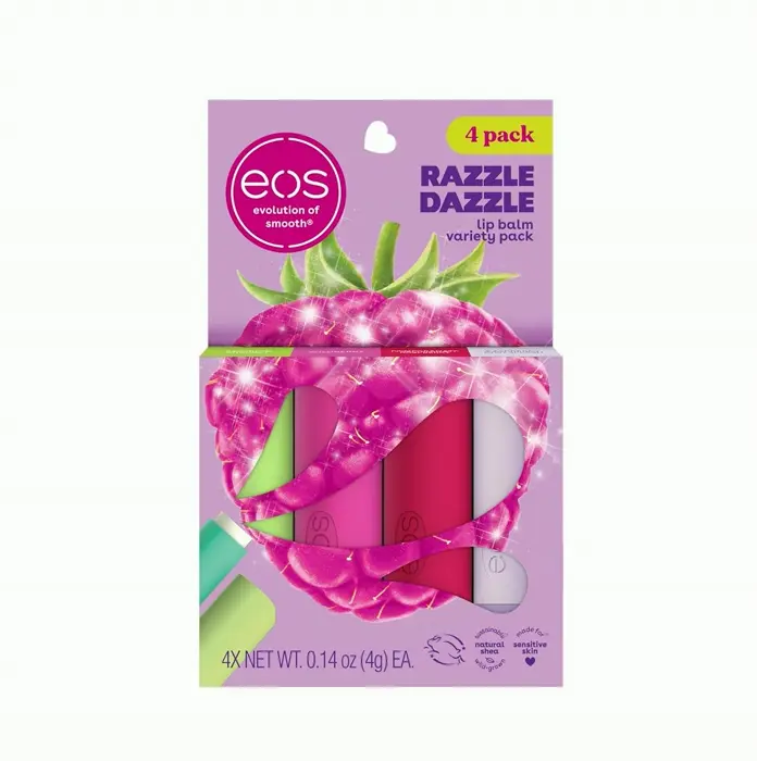 eos Lip Moisturizer Set - Razzle Dazzle, 4-Pack