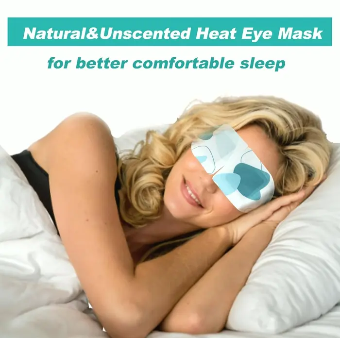 Heated Eye Masks for Eye Relief, Warm Sleep Mask, Natural 5 Pack