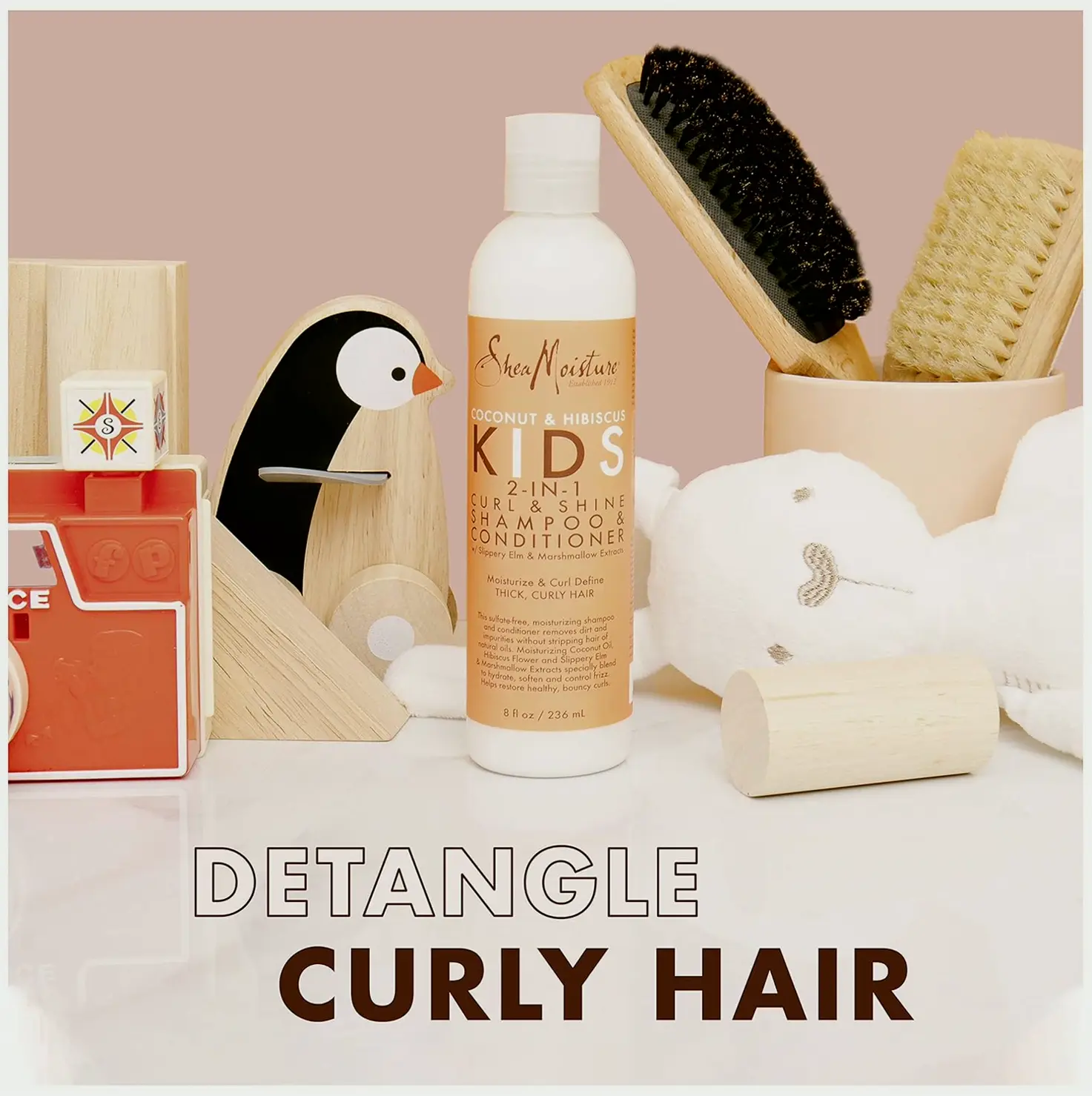 Children's Moisturizing Detangler with Coconut & Hibiscus Extract, 8 oz