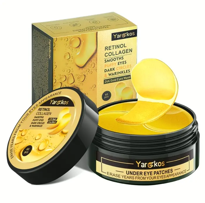 Pack 24K Eye Masks, Sets, Moisturizing Pads