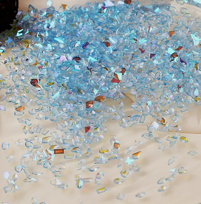Shimmer Nail Rhinestones Mixed Shapes
