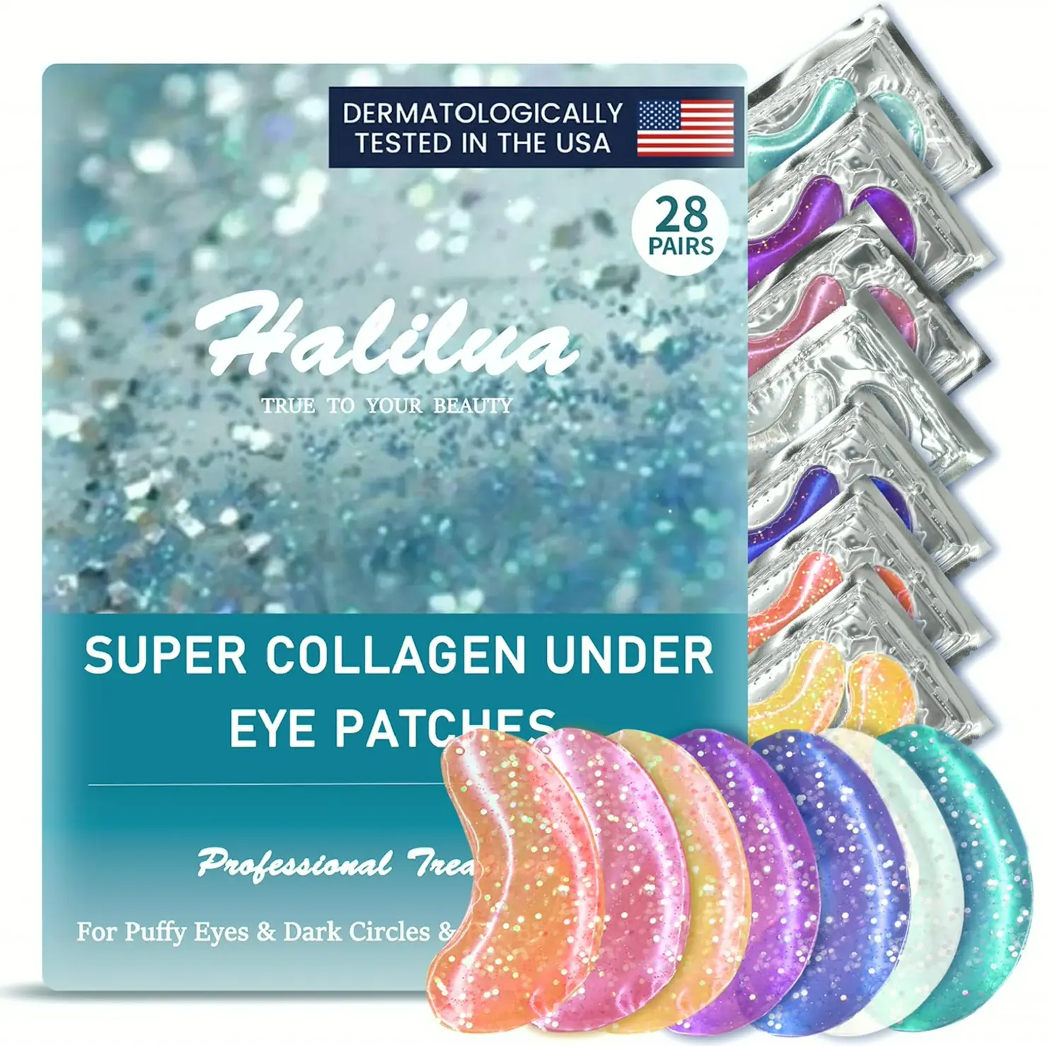 Under Patches (28 Pairs) - 24K Gold Eye Treatment