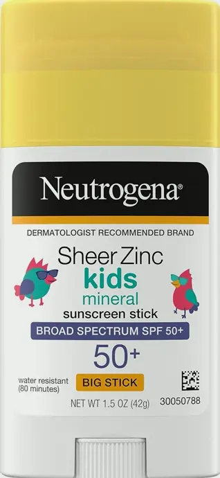 Neutrogena Kids Natural Sunblock Stick Sun Protection Factor 50+