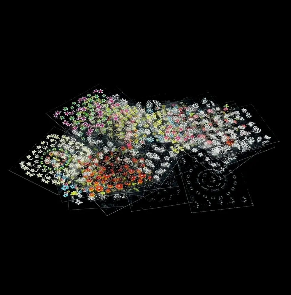 Thirty Sheets 3D Nail Art Stickers