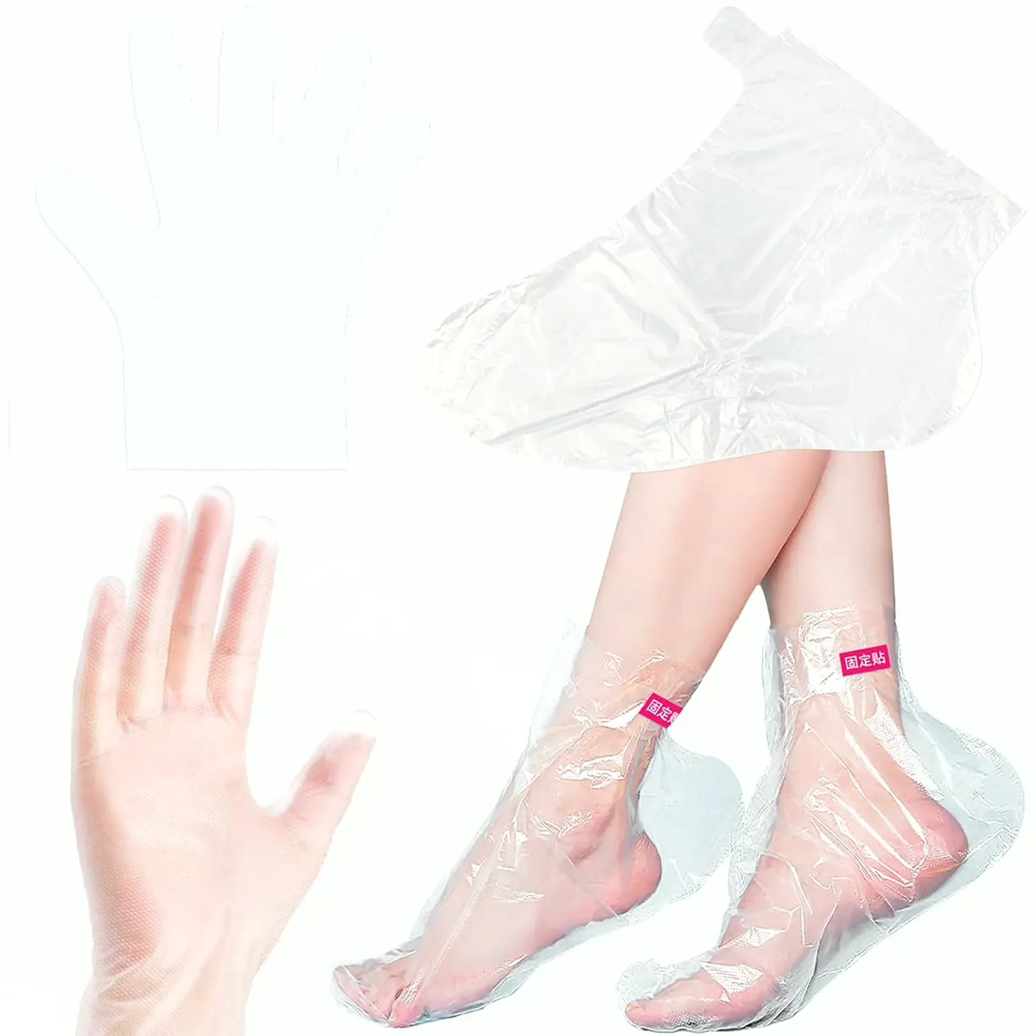 Wax Bags for Hands & Feet - 200pcs Large PE
