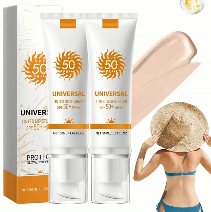 Colored Face Sunblock SPF50 Compact (2PCS)