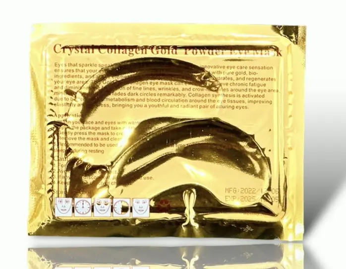 Advanced 24-karat Gold Eye Masks featuring Aloe, 15 Pairs