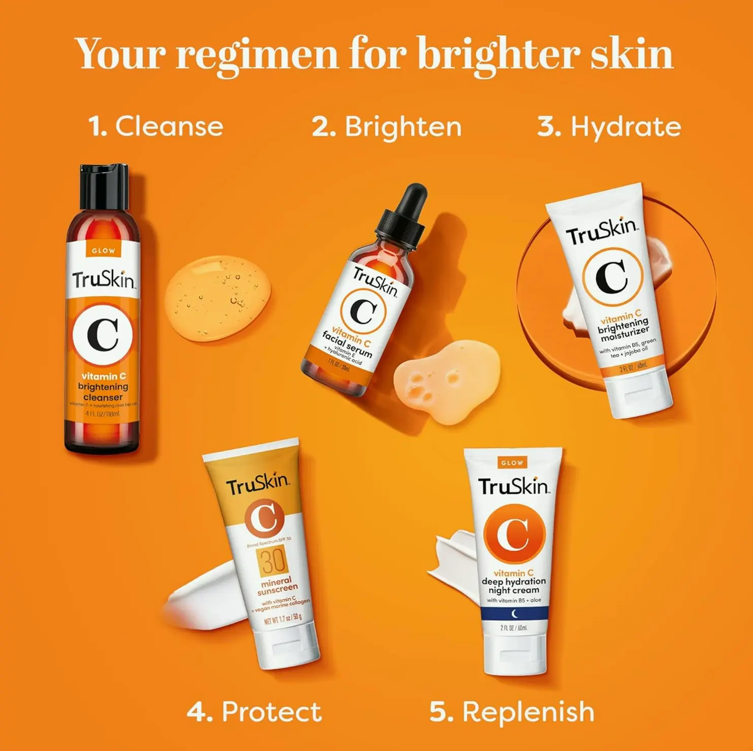 TrueSkin Mineral Face Sunscreen with SPF 30 with Vit C & Marine Collagen