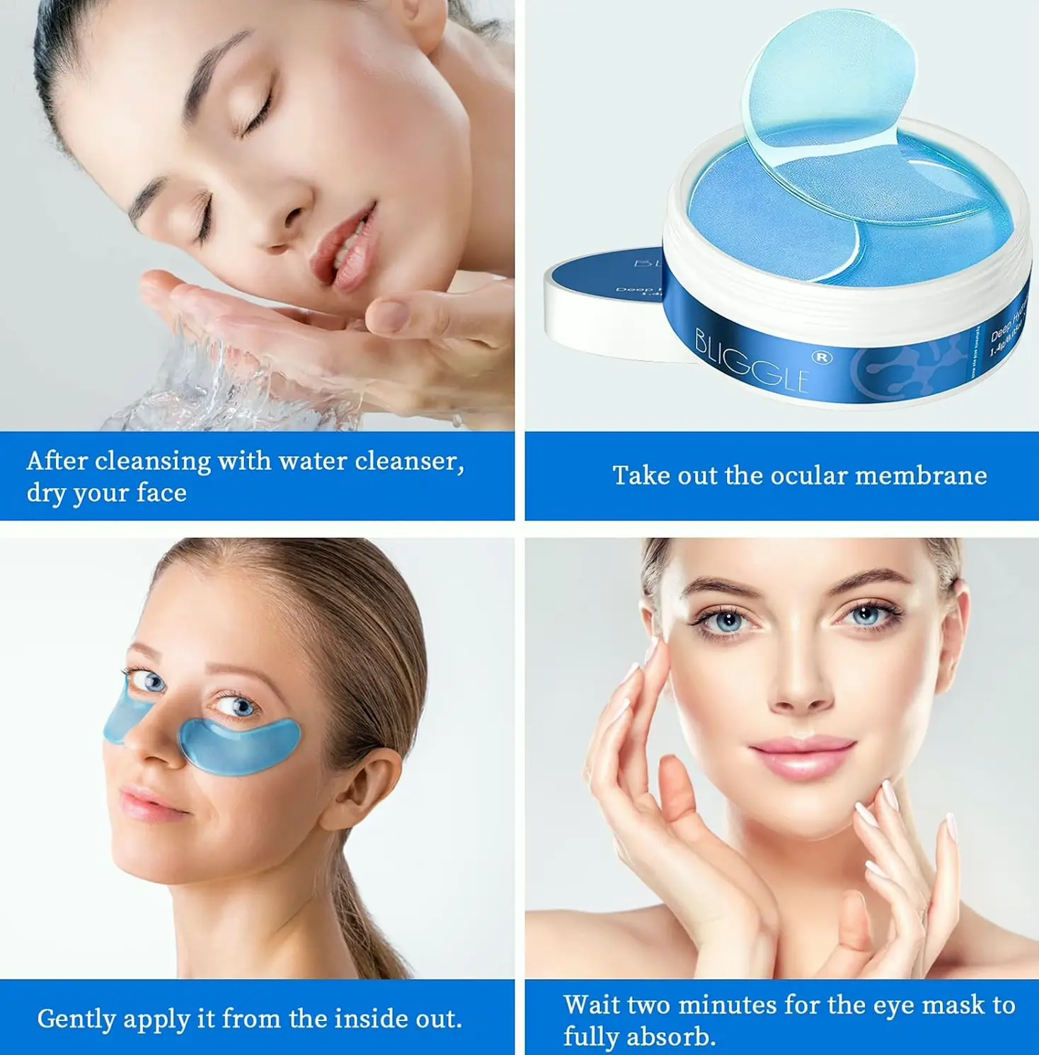 Beneath Eye Patches (64 Pcs) – Chilling & Luminous Hyaluronic Acid Eyes Treatment
