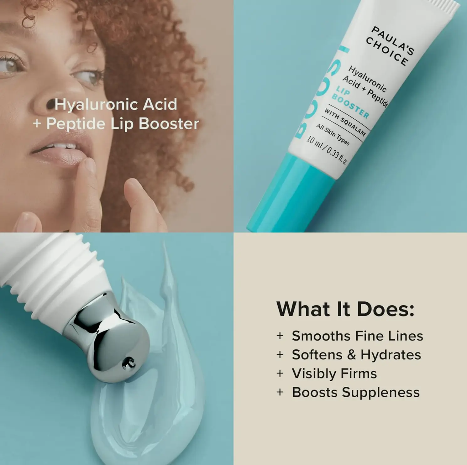 Paula's Choice Hyaluronic Lip Booster, Therapy to Volume, 0.33