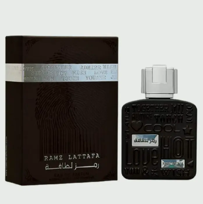 Lattafa Perfumes Ramz Silver Spray for Men, 3.4 Ounce