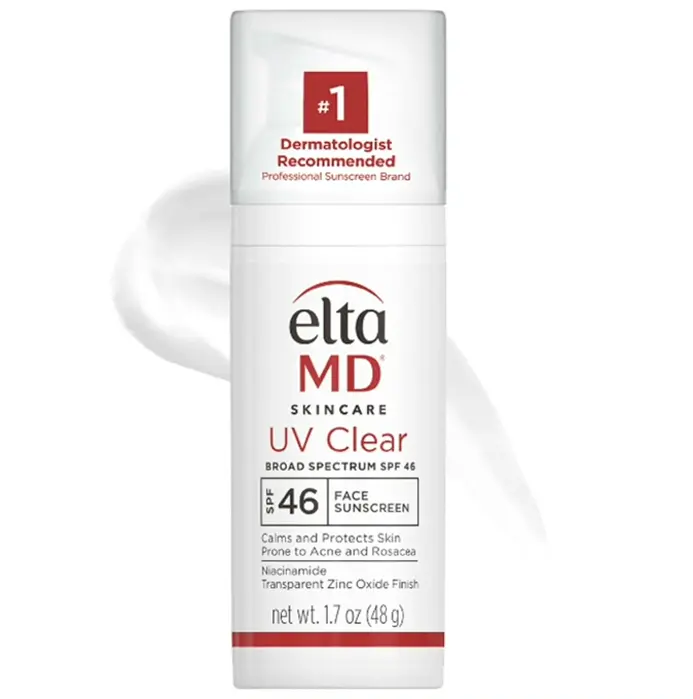 EltaMD Clear UV Facial Sunblock, Oil-Free, 1.7 ounce Dispenser