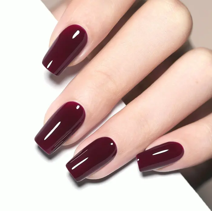 Soak-off Manicure Polish, 15ml Maroon Shade