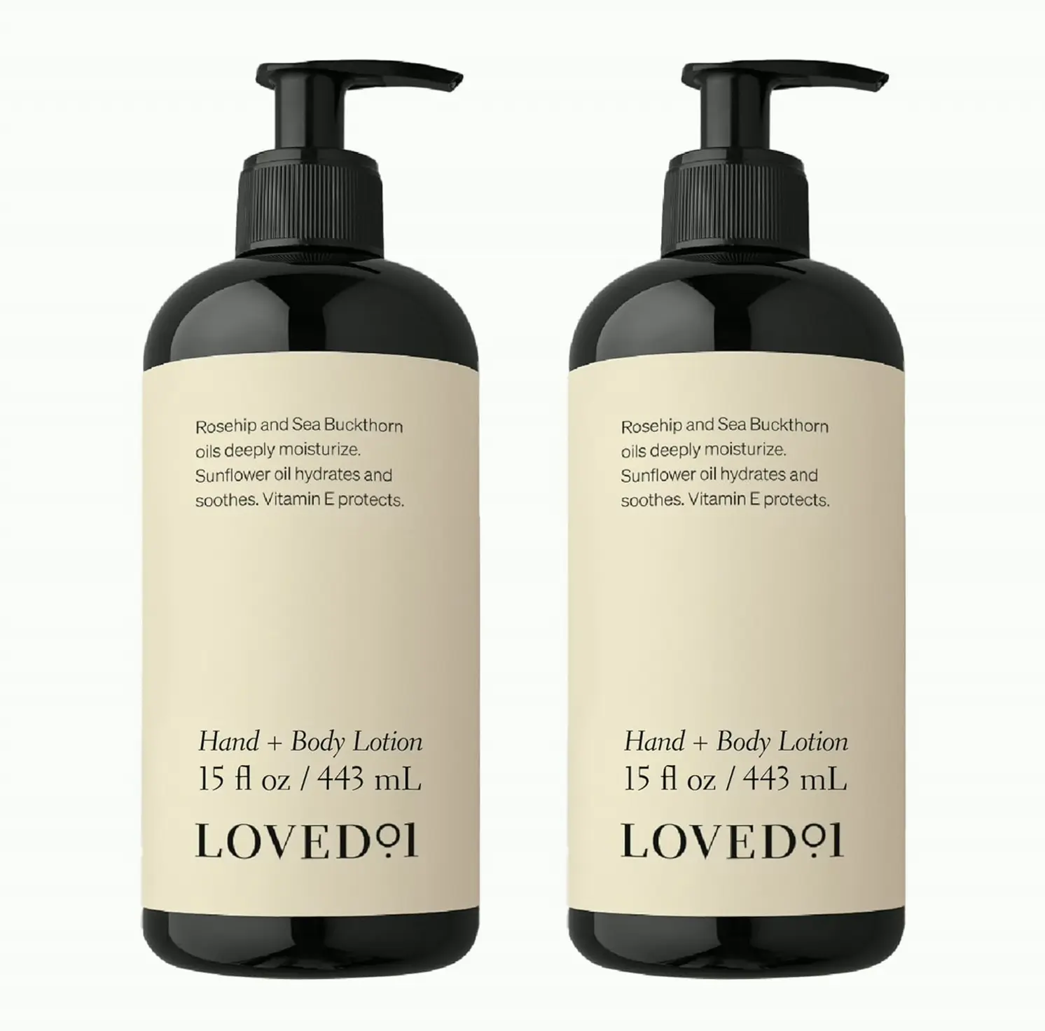 Hand & Body Lotion with Shea Butter & Sunflower Oils, 2-Pack