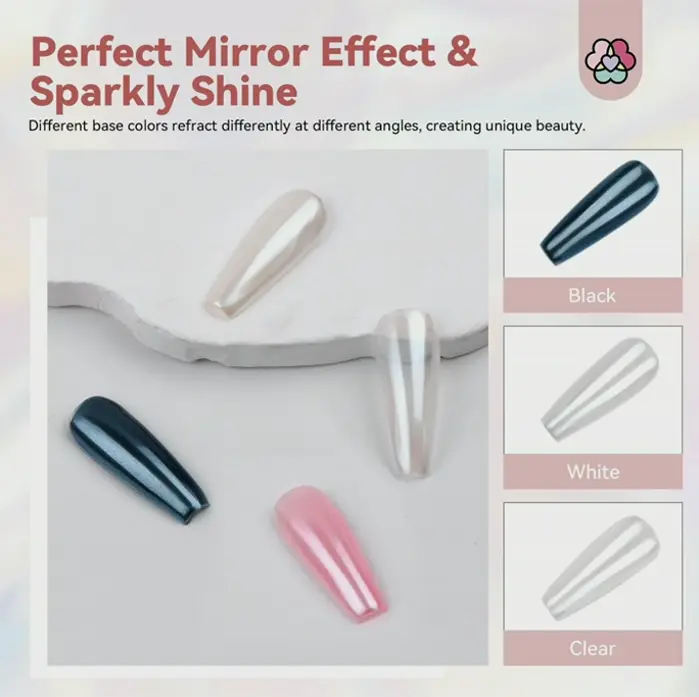 SaviChrome Pearl Chrome Nail Dust - 1g