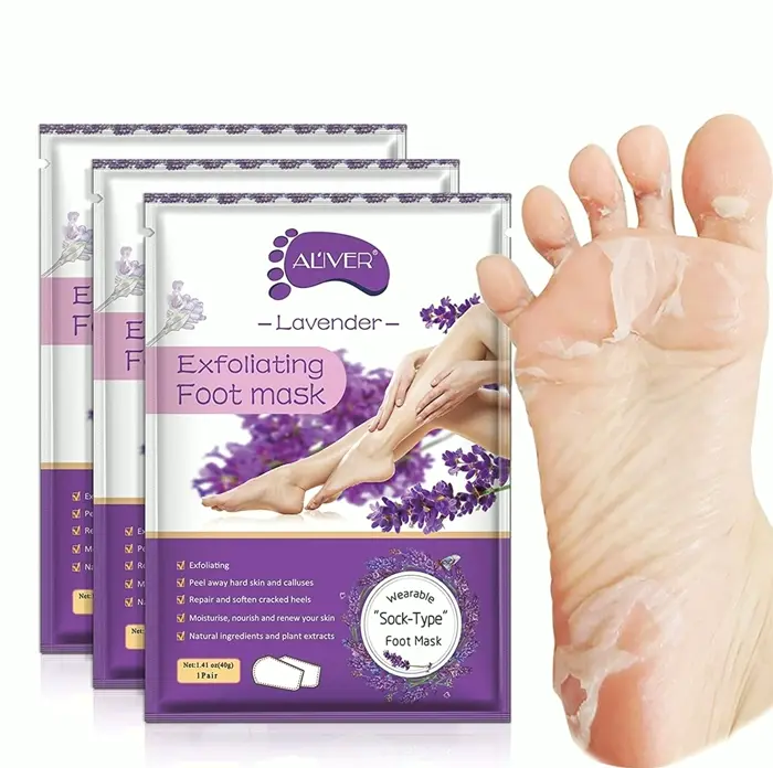 Feet Exfoliating Mask - Set of 3, Soft Touch for Men & Ladies