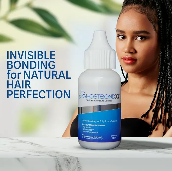 Invisible Hair Adhesive Glue 1.3oz - Secure Bond for Toupees