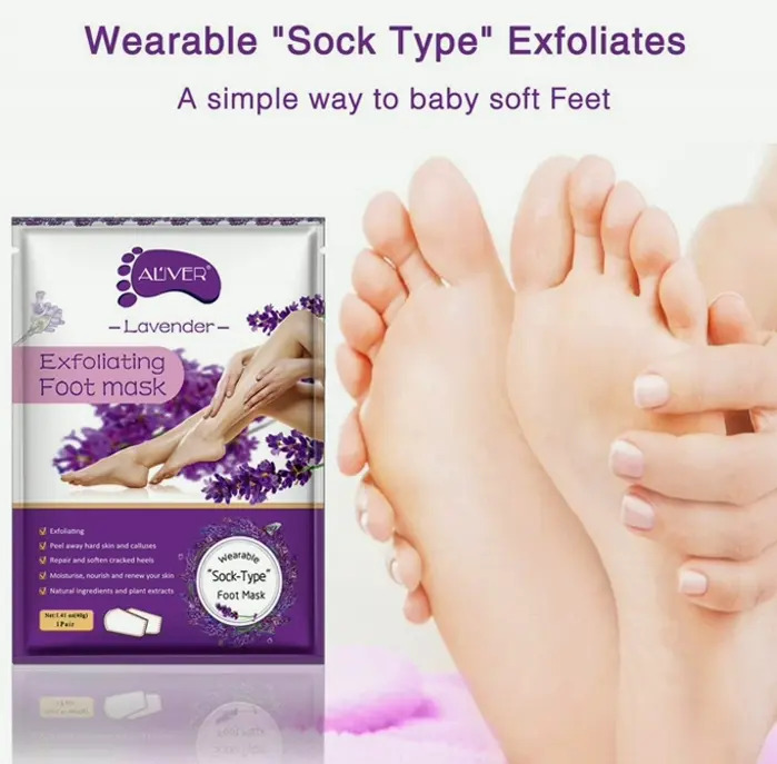 Feet Exfoliating Mask - Set of 3, Soft Touch for Men & Ladies