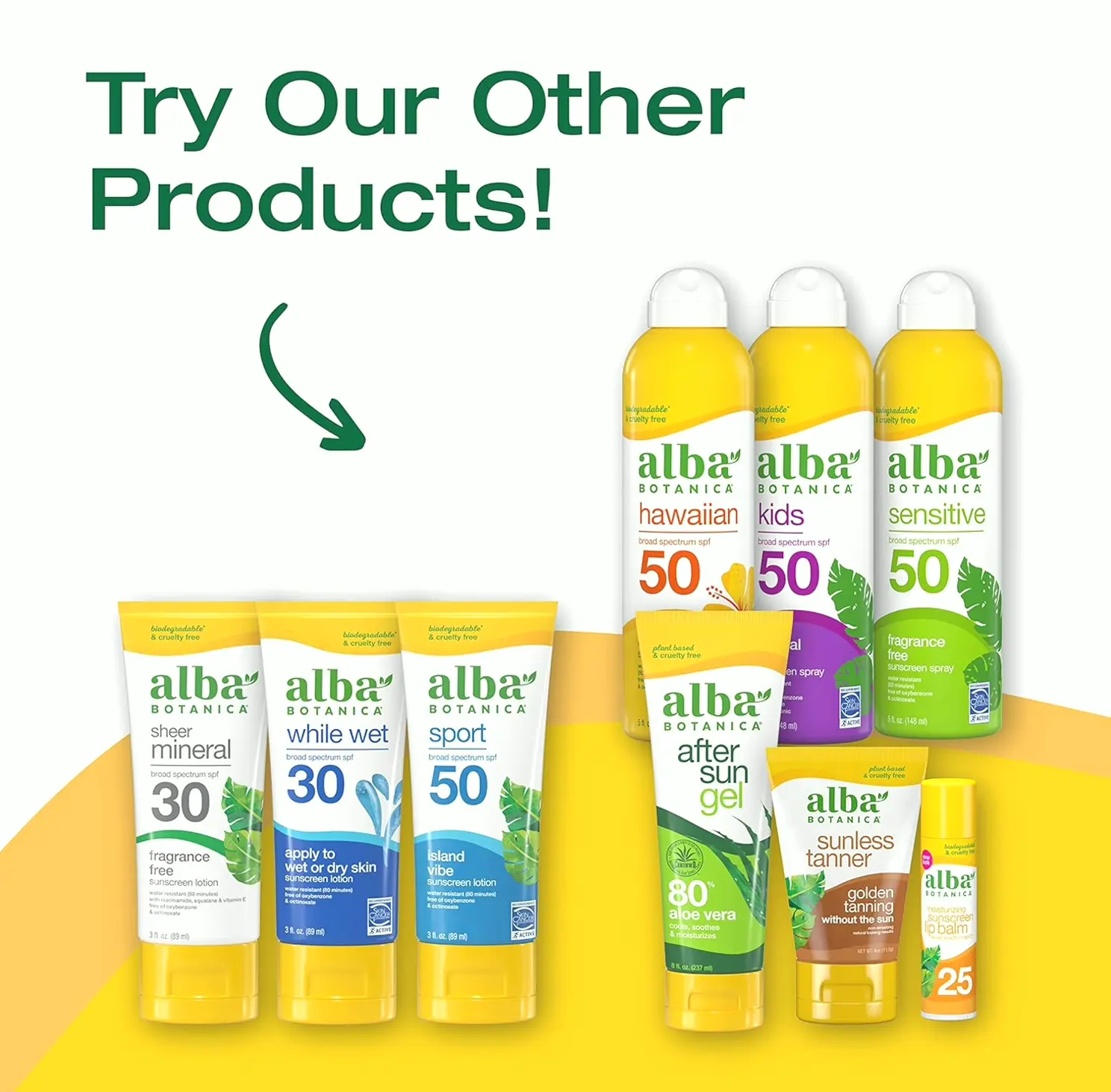 Alba Botanica Sun 50 Face Sun-Block, Unscented, Sheer Lotion