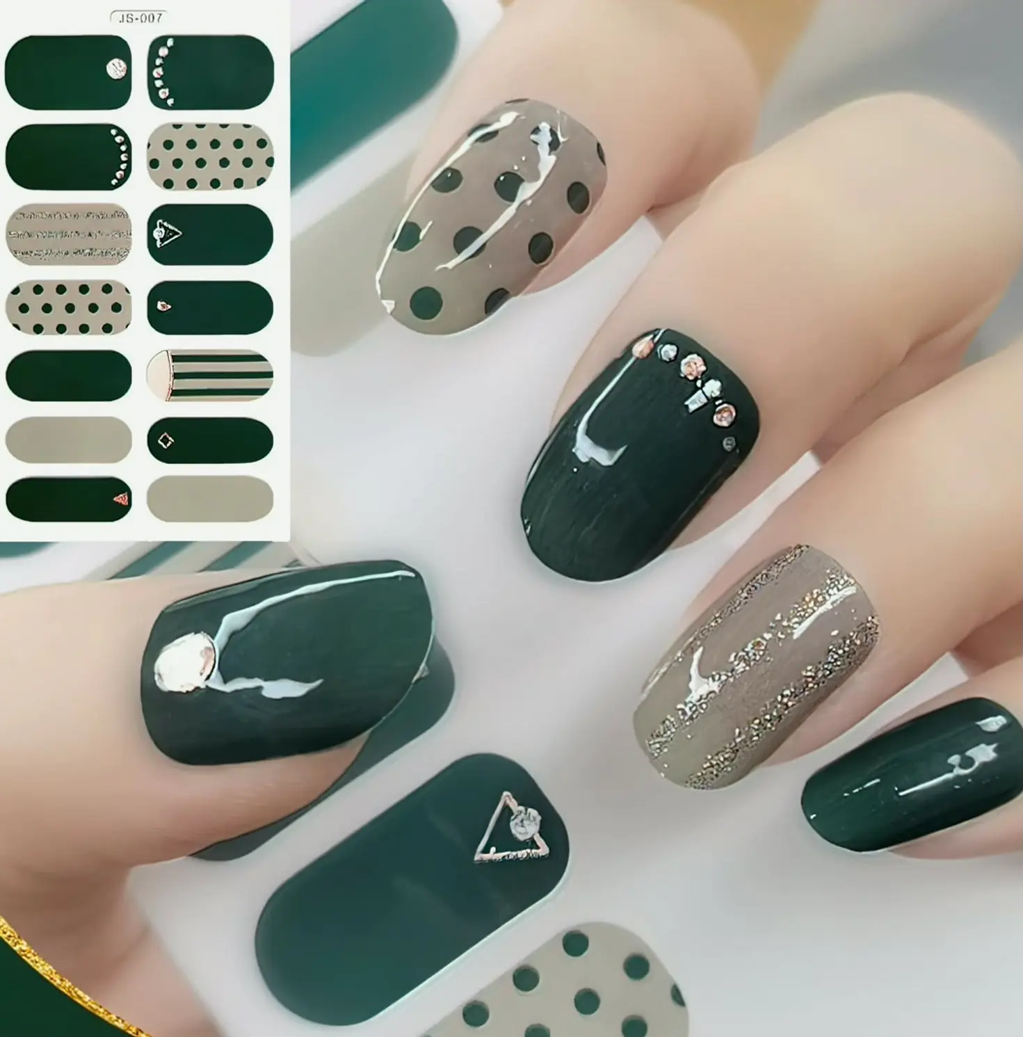 Chic 3D Nail Decals by Sun&Beam made for Ladies & Teens