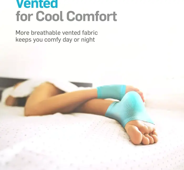 NatraCure Breathable Moisturizing Gel Heel Socks