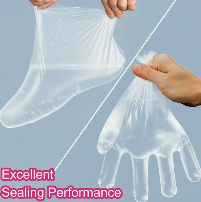 Wax Bags for Hands & Feet - 200pcs Large PE