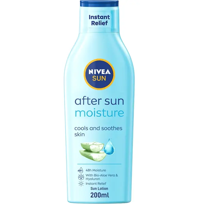 Nivea After Sun Moisturizer With Aloe Vera 200 Milliliters