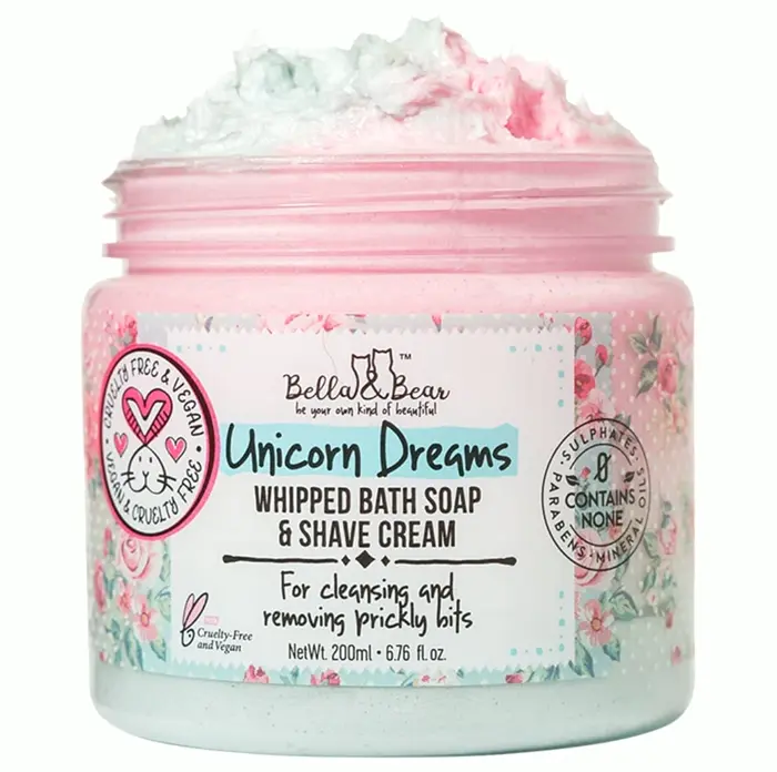 Bella & Bear Unicorn Dreams Whipped Soap, Vegan, 6.7oz
