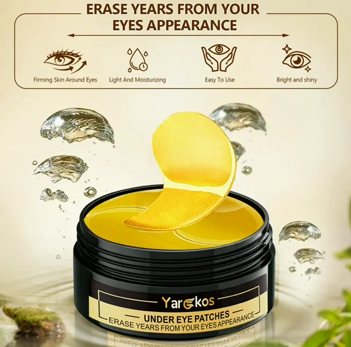 Pack 24K Eye Masks, Sets, Moisturizing Pads