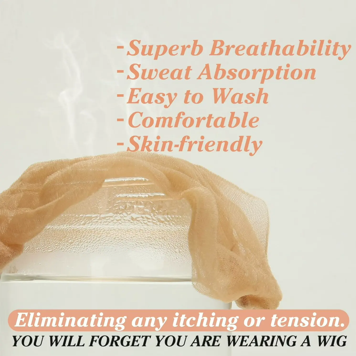 BEEOS Skinlike HD Wig Cap Pack