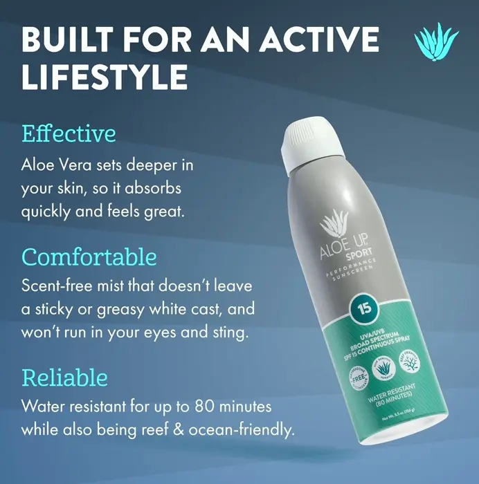 Aloe Up Spray Sun Protection 15 - 6 Oz